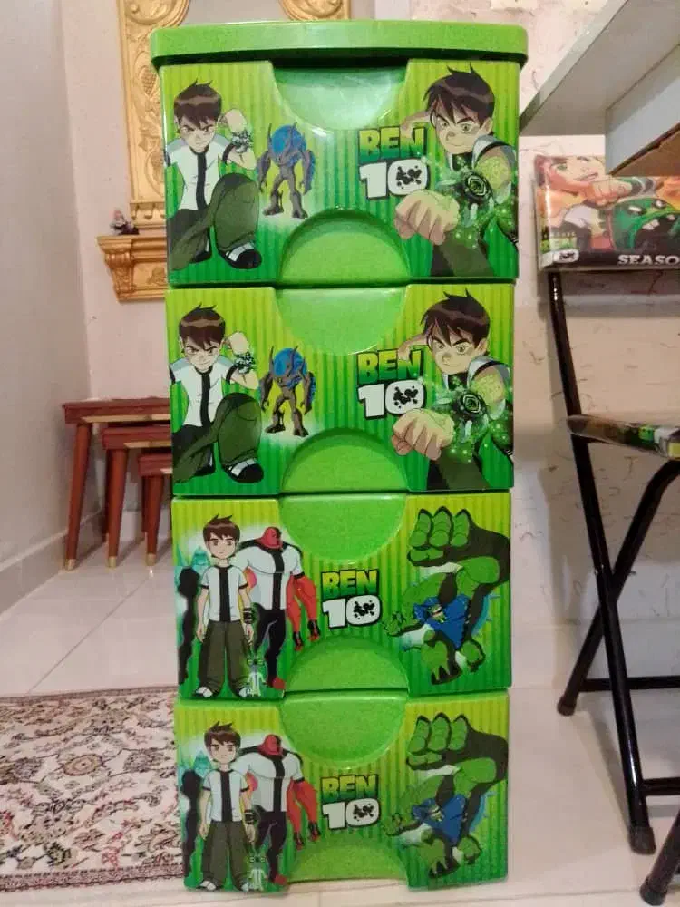 دراور پلاستیکی طرح بن تن 4 کشو|اسباب و اثاث بچه|ارومیه, |دیوار