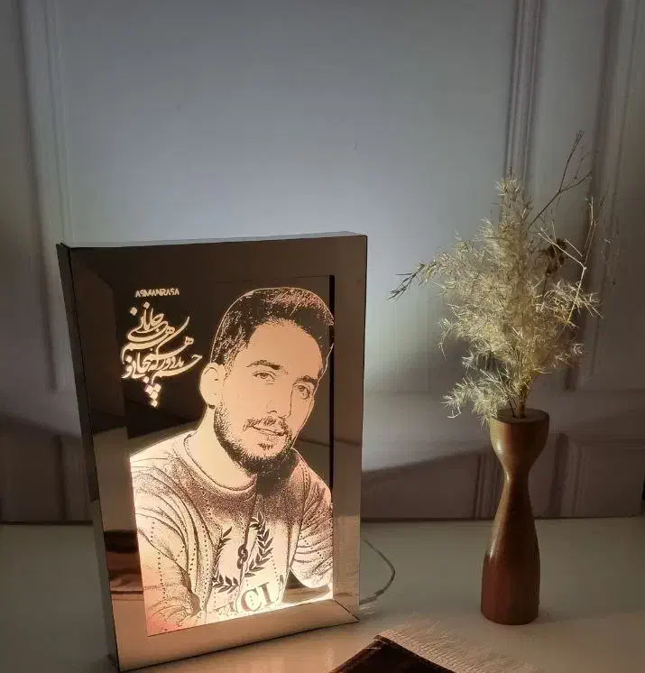 لایت گلس کادوی روز زن|چراغ خواب و آباژور|دیواندره, |دیوار