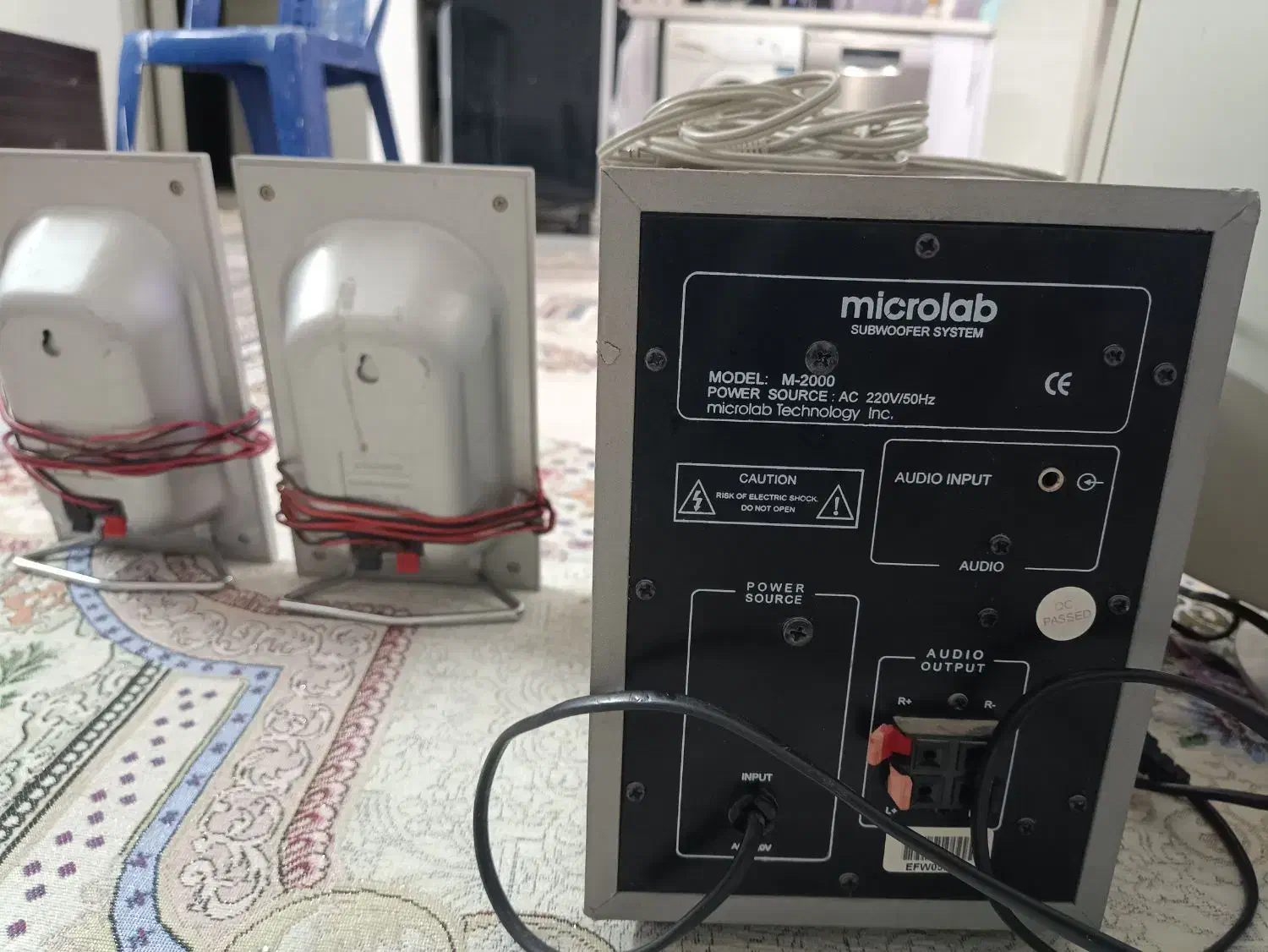 مانیتور Hansol + ساب وفور + بلند گو|قطعات و لوازم جانبی رایانه|شیراز, شهرک مخابرات|دیوار