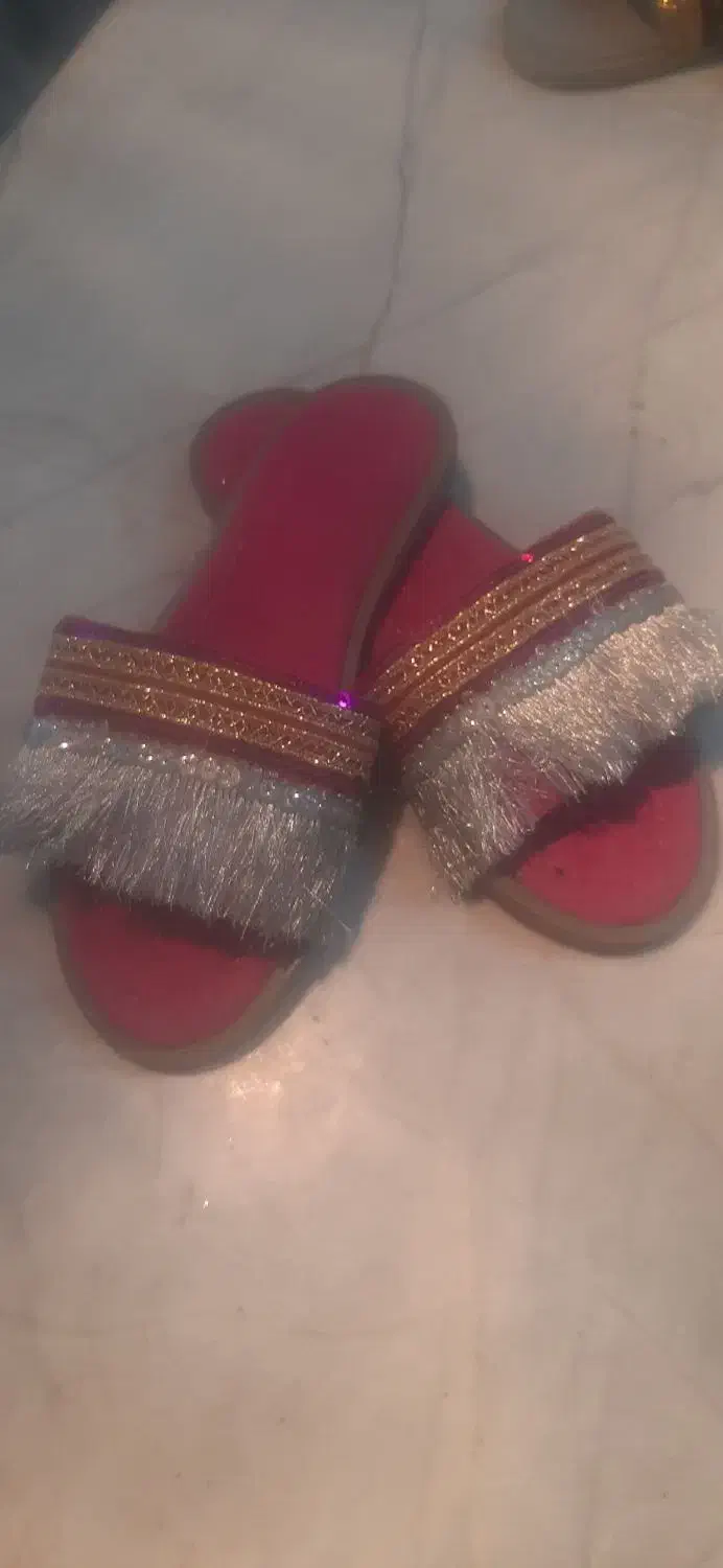 صندل مکرومه .سنتی|کیف، کفش، کمربند|اصفهان, خانه اصفهان|دیوار