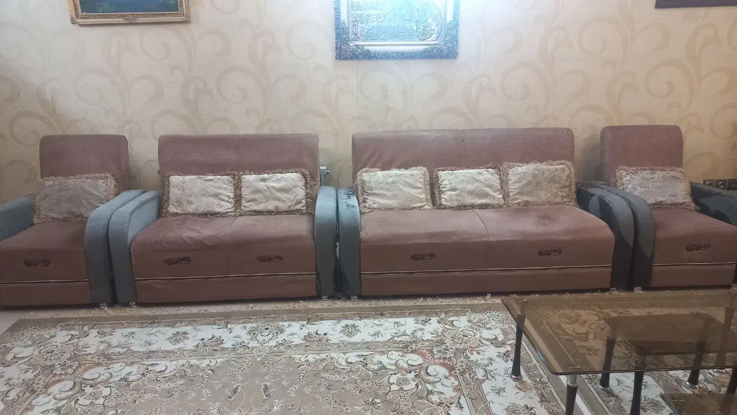 مبل ۷ نفره|مبلمان خانگی و میز عسلی|مشهد, آزادشهر|دیوار