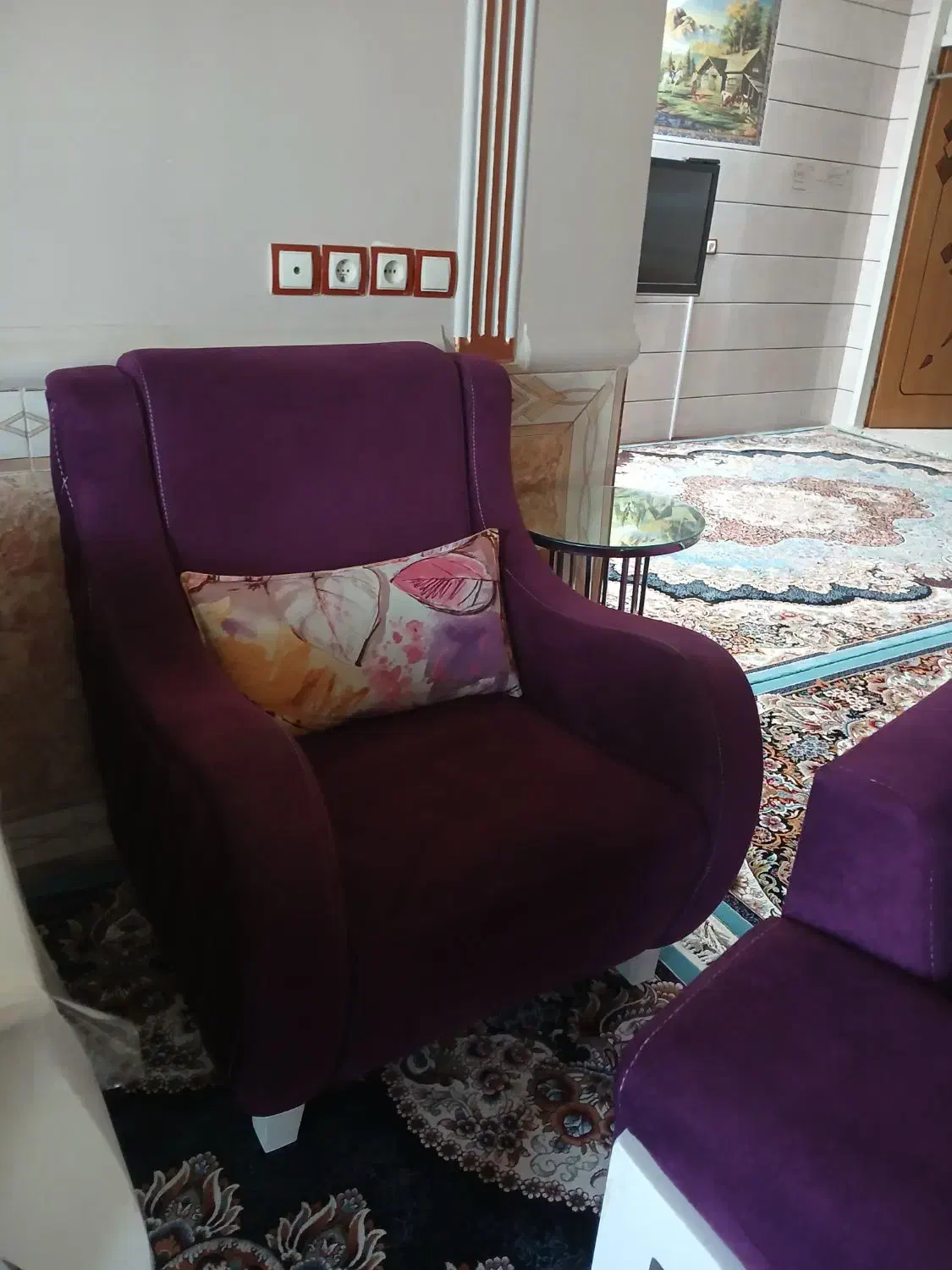 ۴ تخته فرش فیروزه ای|فرش|یاسوج, |دیوار
