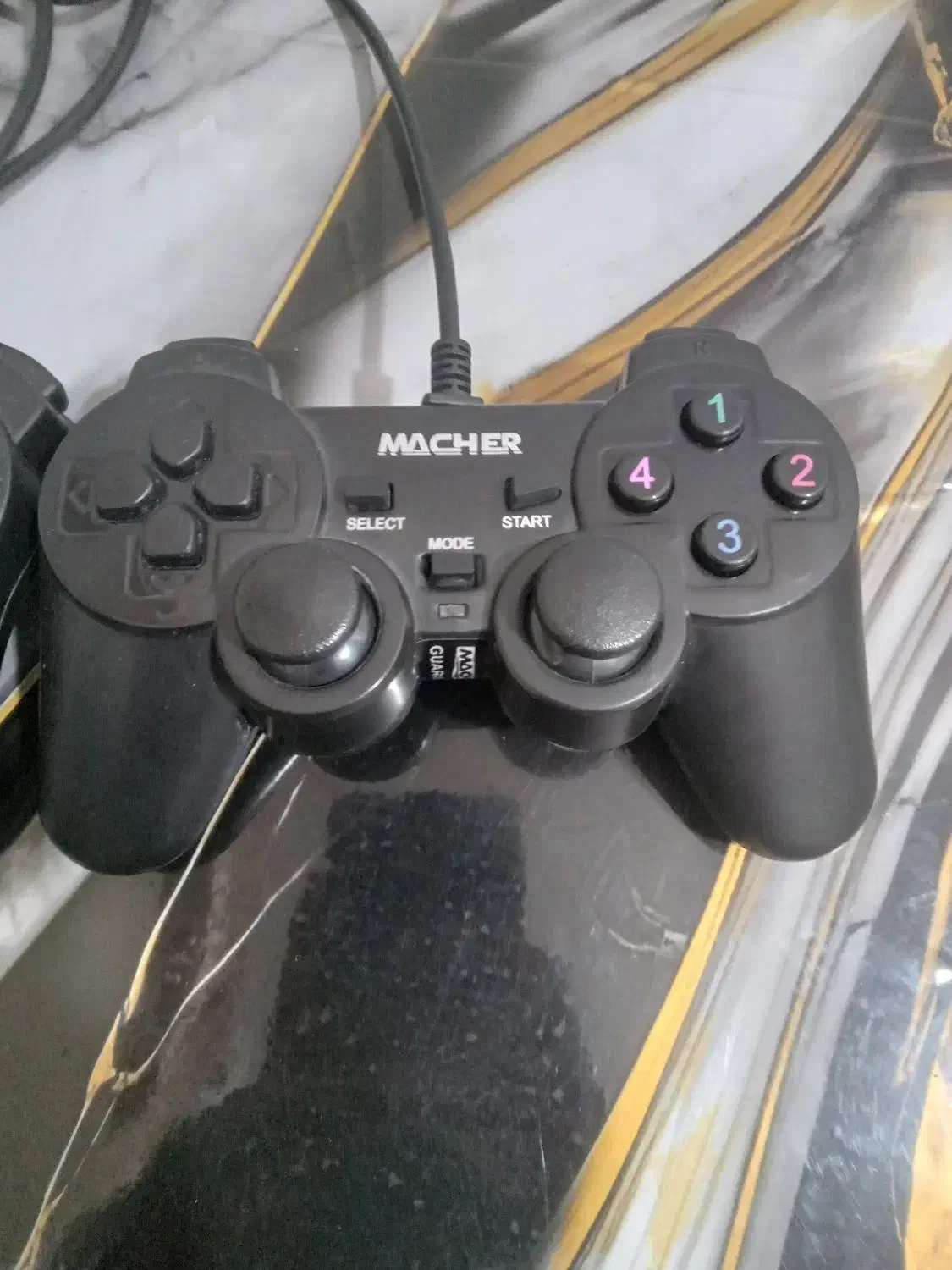 دسته بازی شوک دارمدلmacherبرای کامپیوتر(pc)|کنسول، بازی ویدئویی و آنلاین|اهواز, رسالت|دیوار