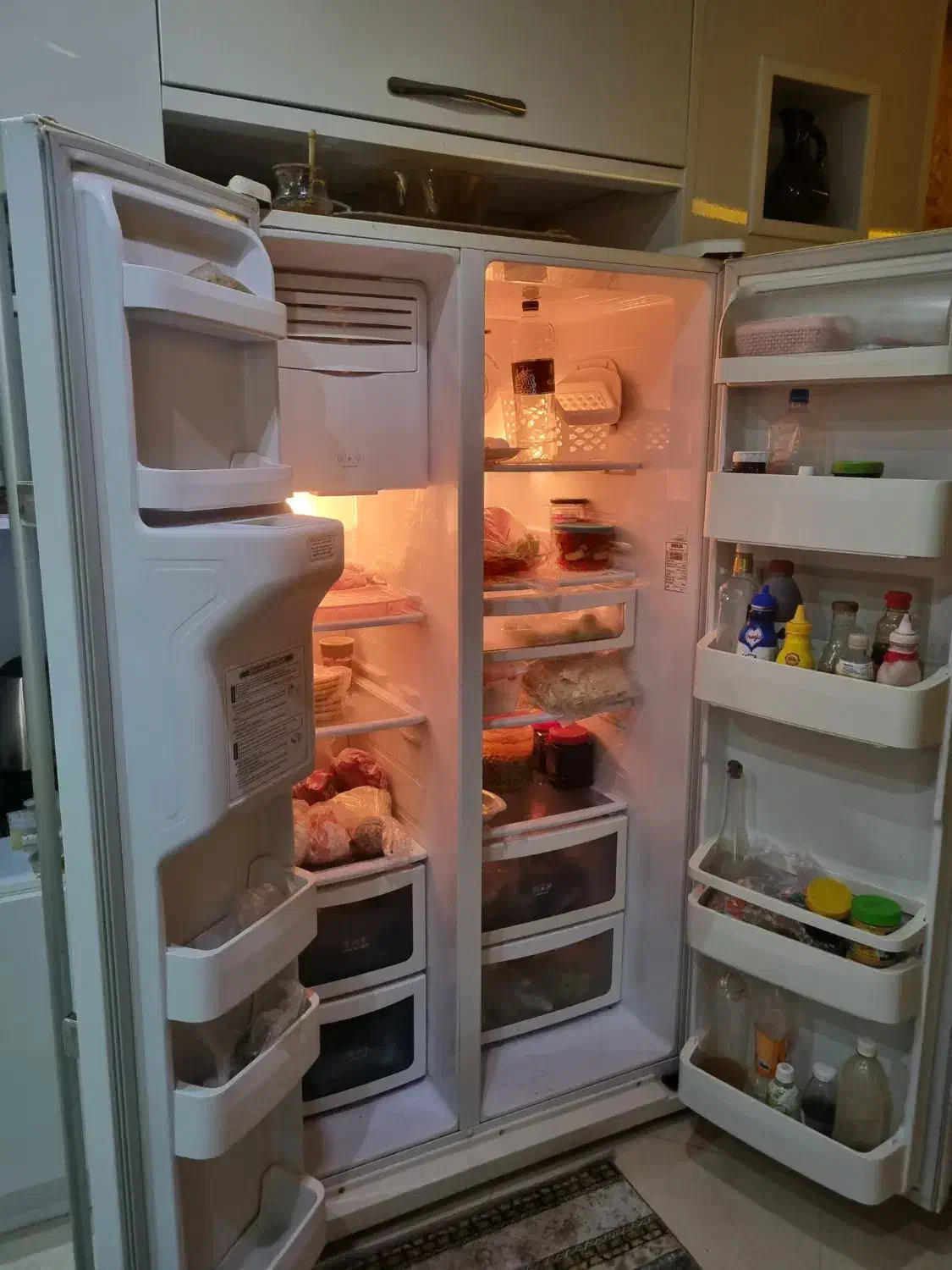 یخچال ساید اسنوا ولباسشو پاکشوما|یخچال و فریزر|ملارد, |دیوار