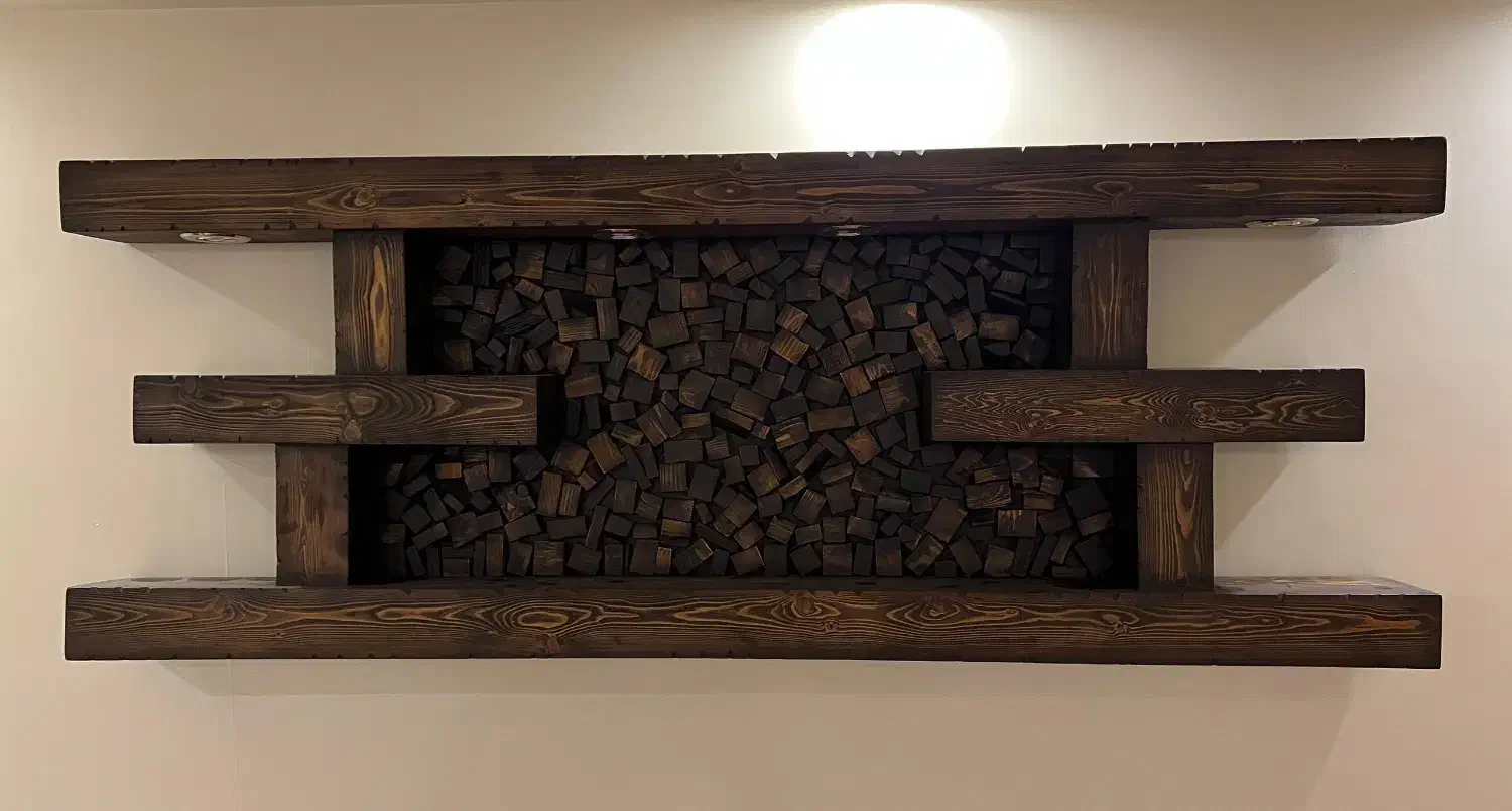 بوفه و دکور دیواری (دیوارکوب) چوبی|بوفه، ویترین، کنسول|تهران, سید خندان (جلفا)|دیوار