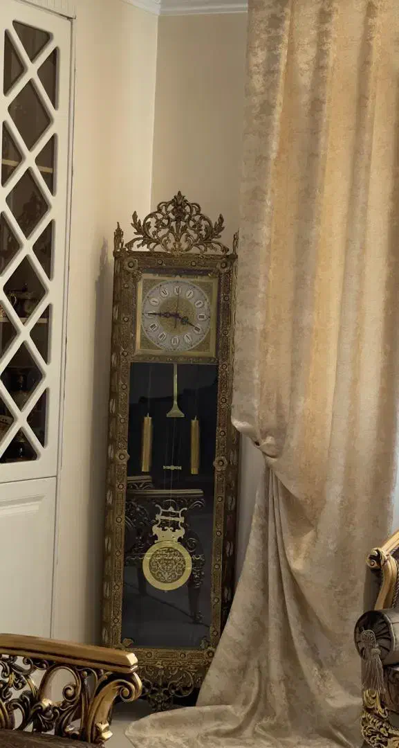 ساعت ایستاده برنز اصل|ساعت دیواری و تزئینی|ری, شهادت|دیوار