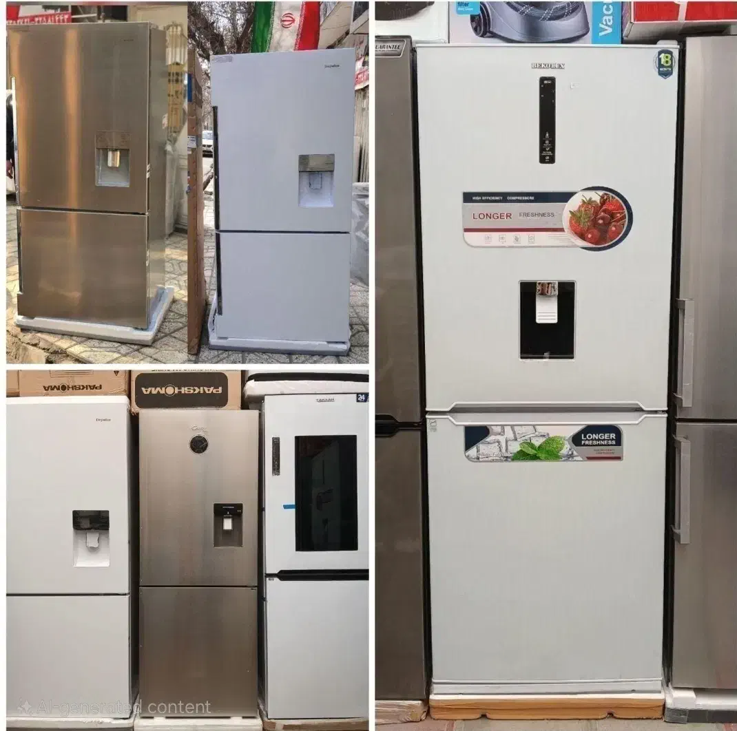 یخچال فریزر ۲۷فوت بدون برفک جنرال تکسان بکولوکس|یخچال و فریزر|مشهد, طلاب|دیوار