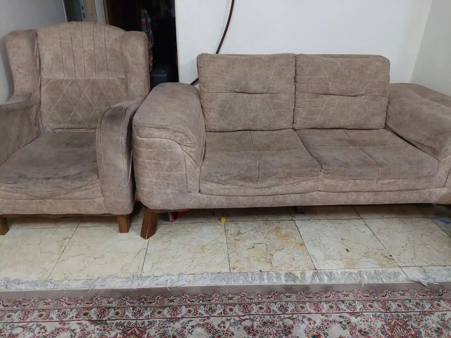 مبل۷نفره راحتی|مبلمان خانگی و میز عسلی|تهران, ایران|دیوار