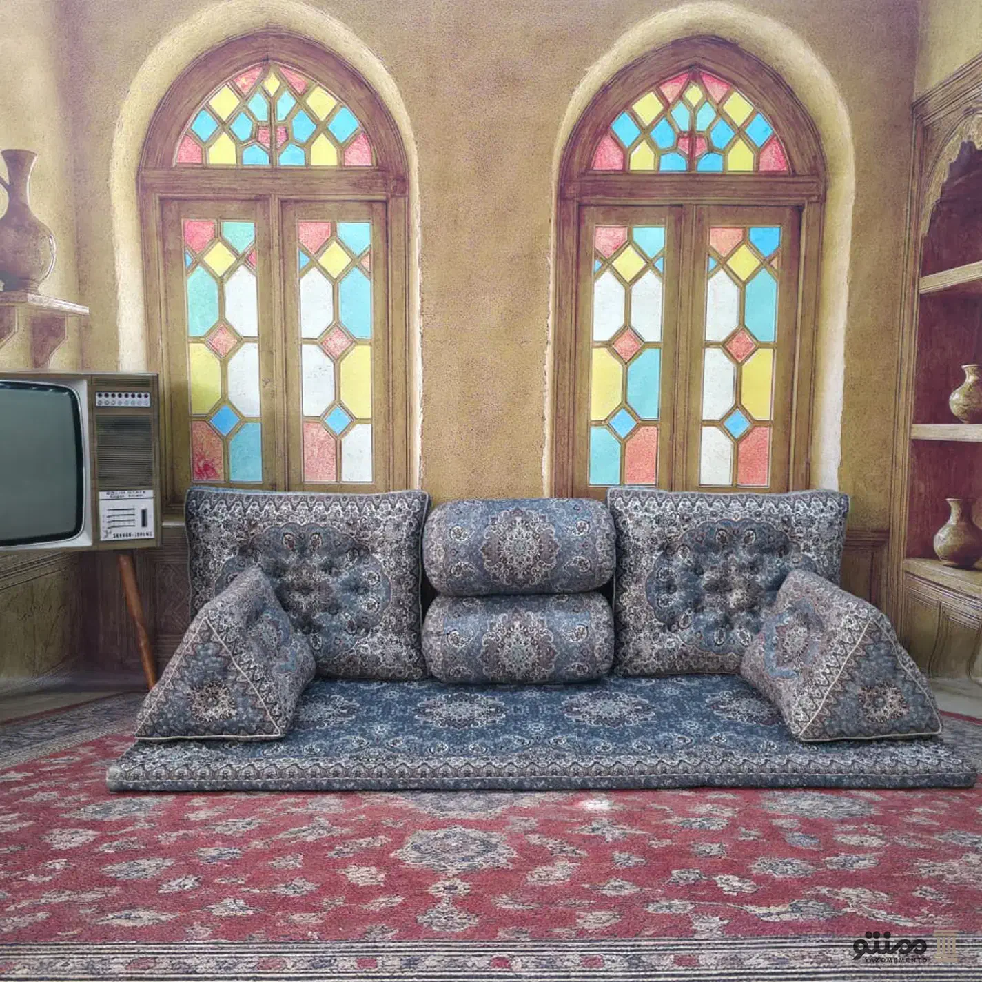 شاهنشین ترمه|پشتی|ارومیه, |دیوار