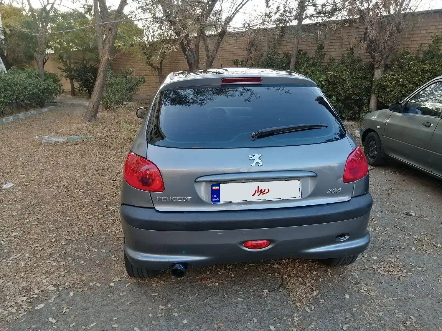 206 تیپ 2 مدل 89 خاکستری|خودرو سواری و وانت|ماهدشت, |دیوار