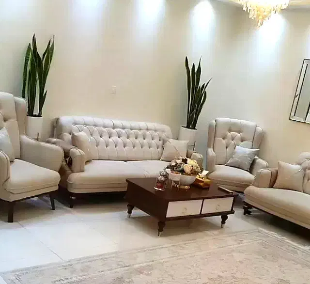 ۷نفره پاچه نانو ترک+میز پذیرایی+۲عددعسلی|مبلمان خانگی و میز عسلی|تهران, دهم فروردین|دیوار