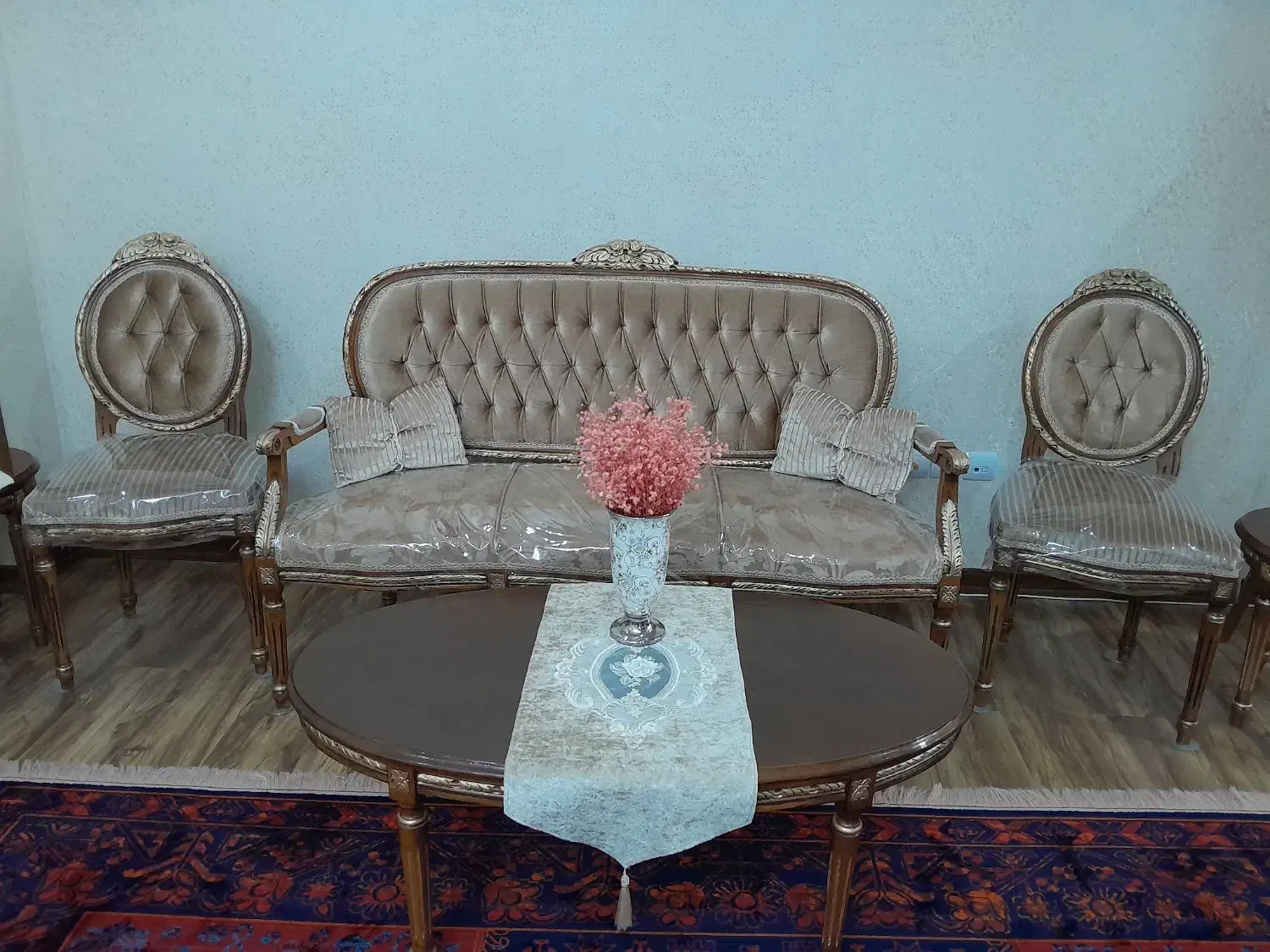 مبل استیل سالم وتمیز|مبلمان خانگی و میز عسلی|تهران, تختی|دیوار