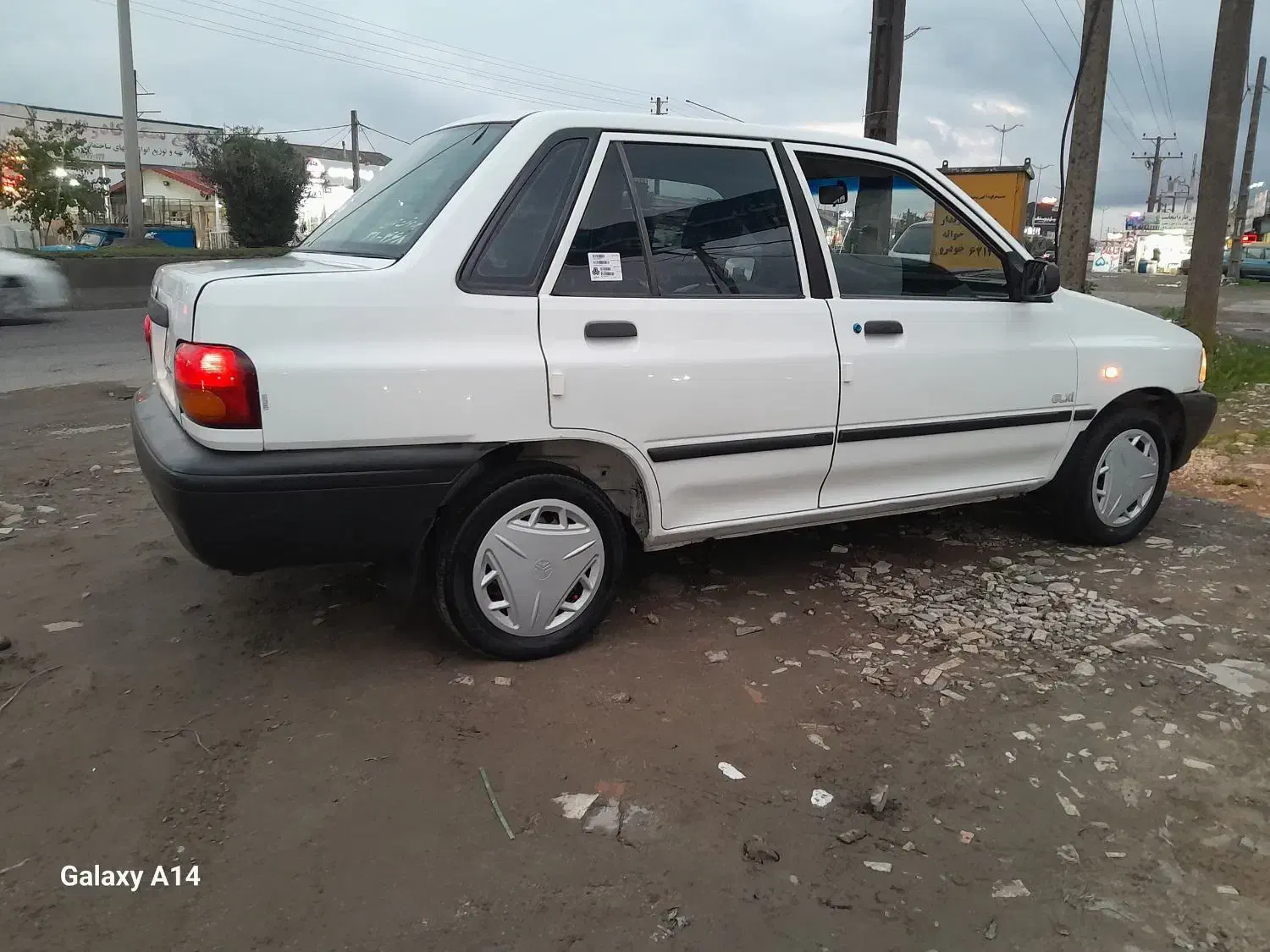 پرایدمدل ۸۶بی رنگ بی ضربه|خودرو سواری و وانت|رشت, آتشگاه|دیوار