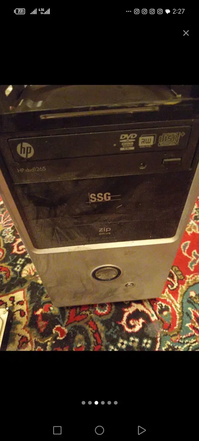 فروش کیس کامپیوتر کامل با همه تجهیزات|رایانه رومیزی|فارسان, |دیوار