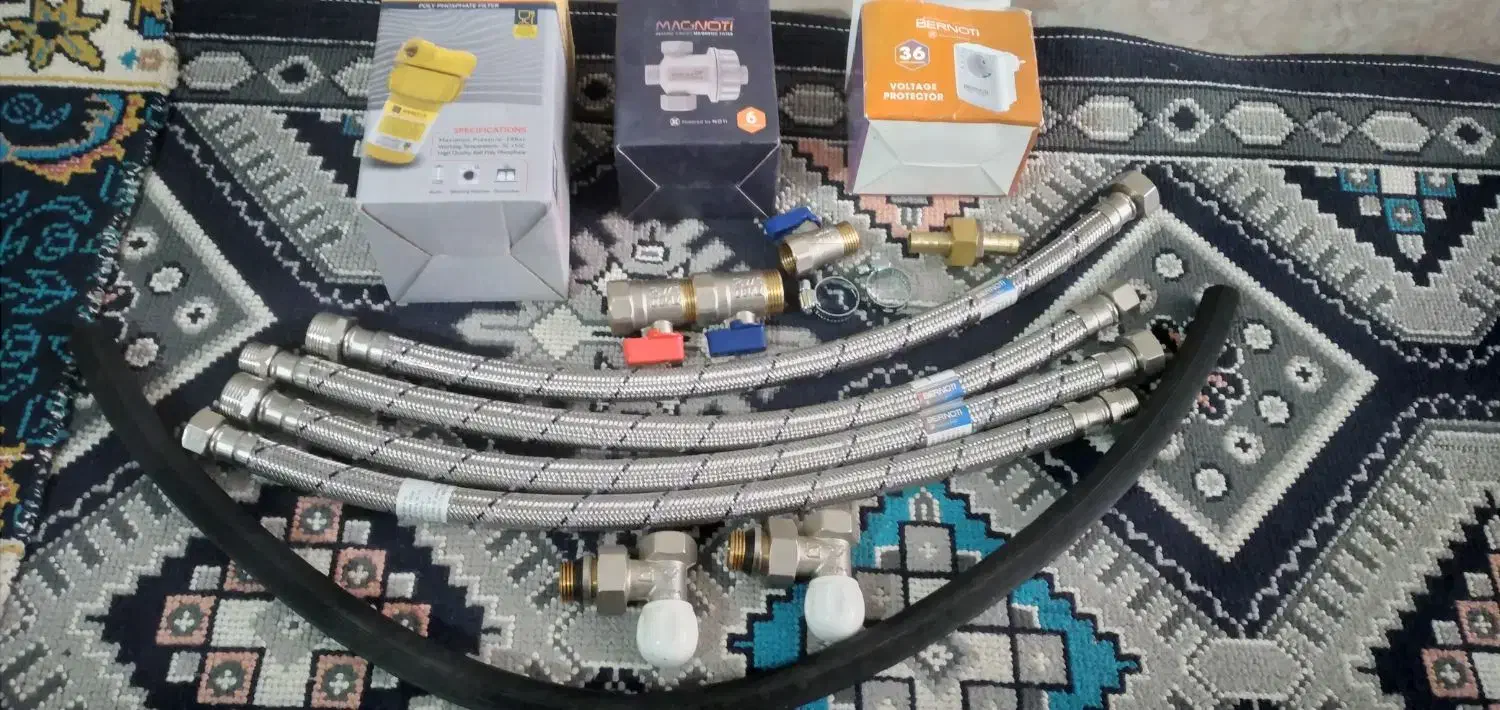 پک کامل پکیج با دوعدد شیر برگشت|آبگرمکن، پکیج، شوفاژ|خرم‌آباد, |دیوار