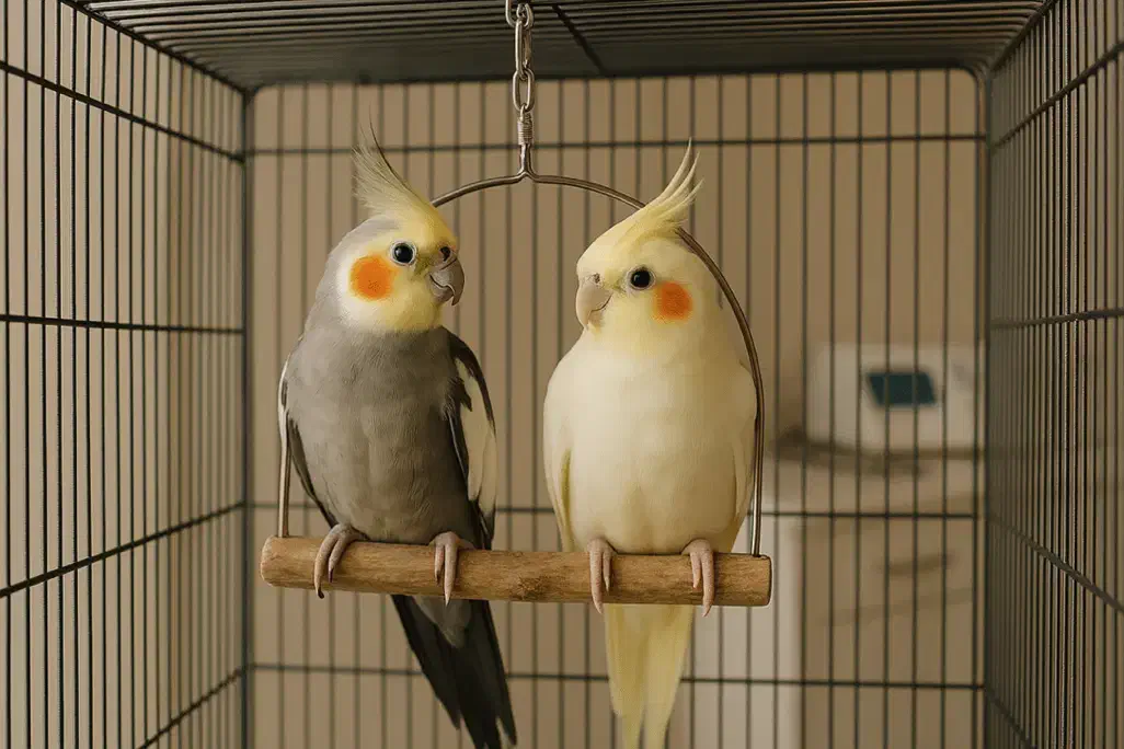 عروس هلندی نر سخنگو و ماده تخم گذار با تخم|پرنده|فومن, |دیوار