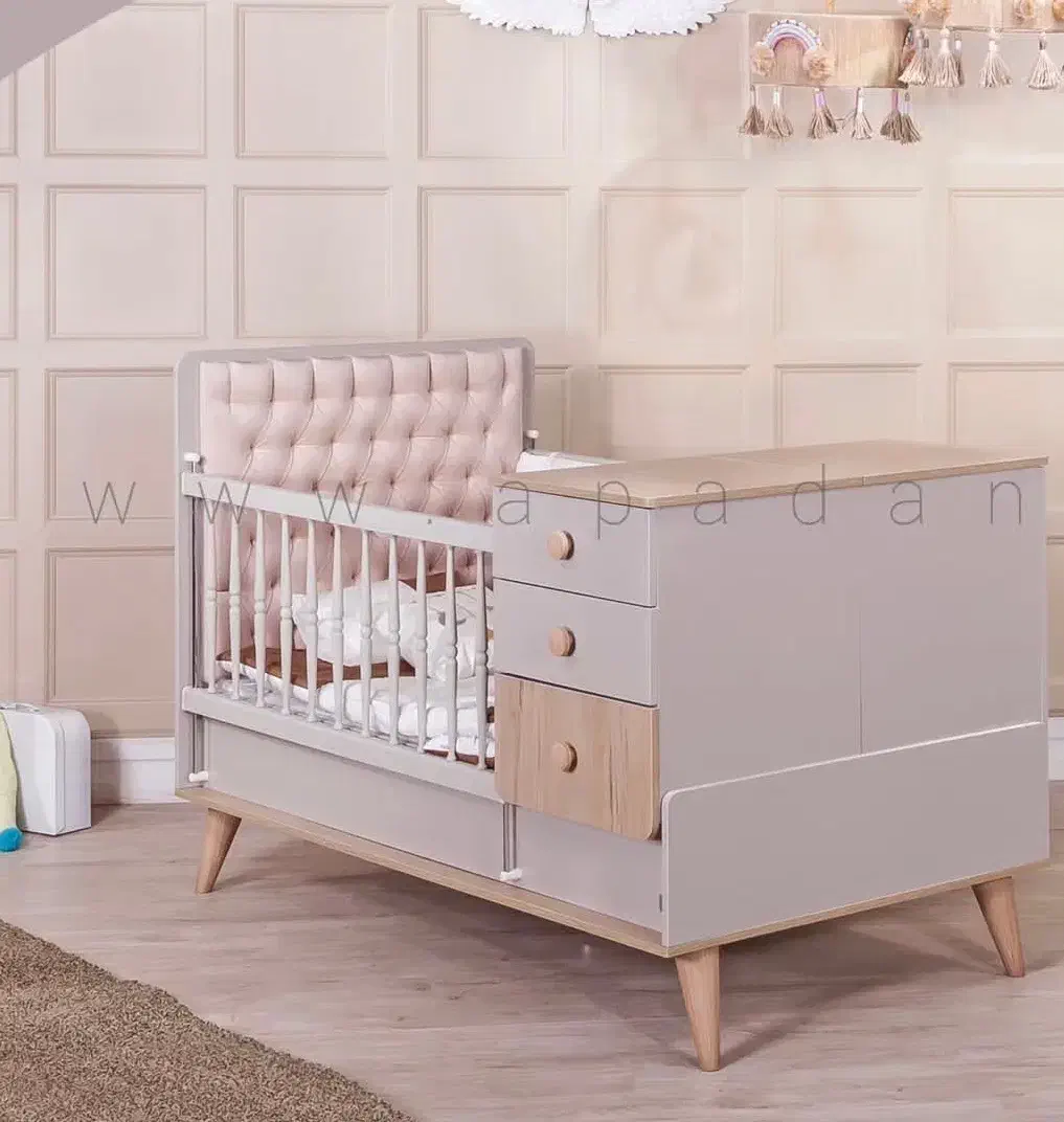 تخت کودک مدل لیوا آپادانا. سرویس نوزاد|تخت و سرویس خواب|ساری, |دیوار