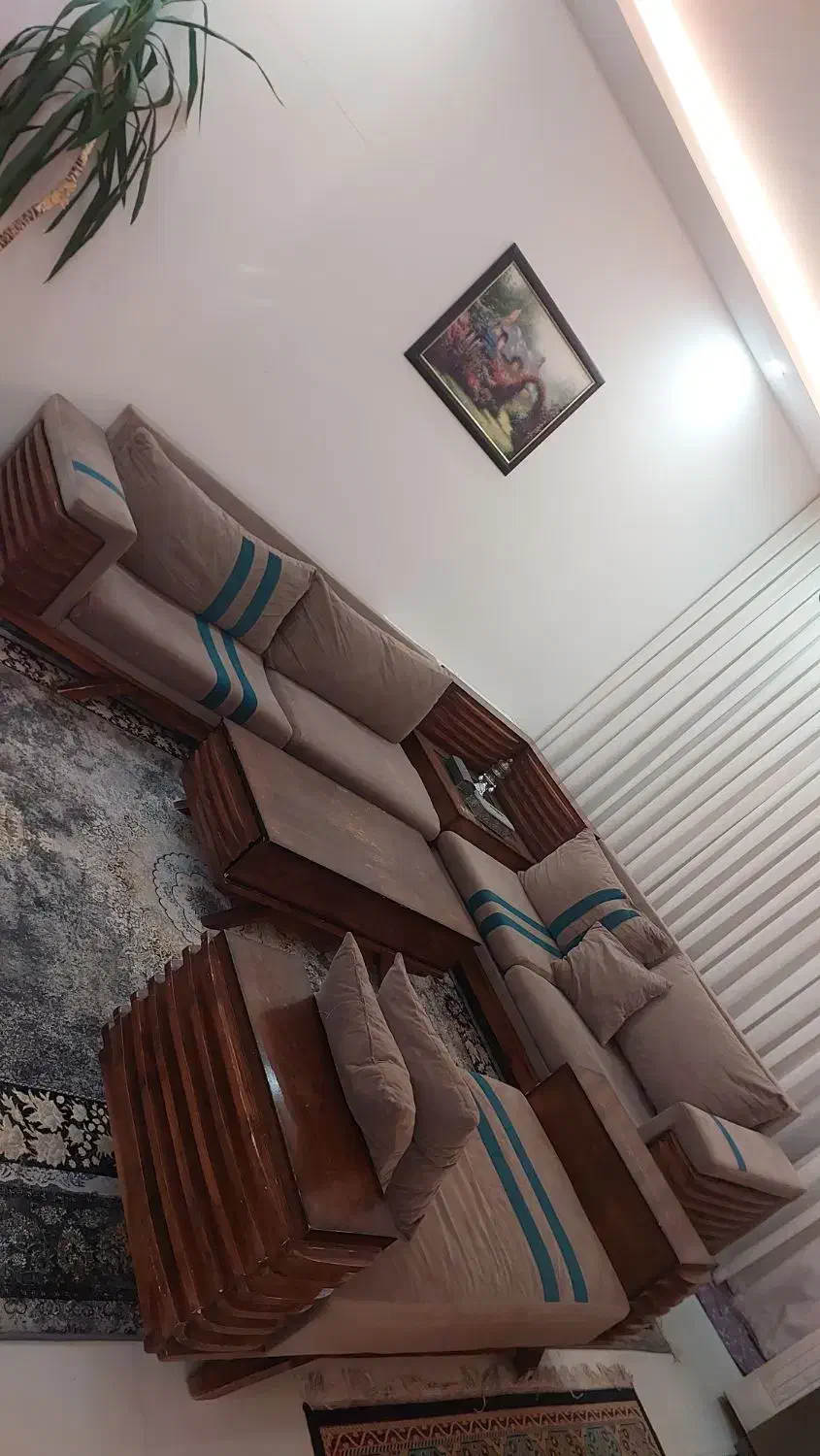 مبلمان راحتی مدل ال|مبلمان خانگی و میز عسلی|گلبهار, شهر جدید گلبهار|دیوار