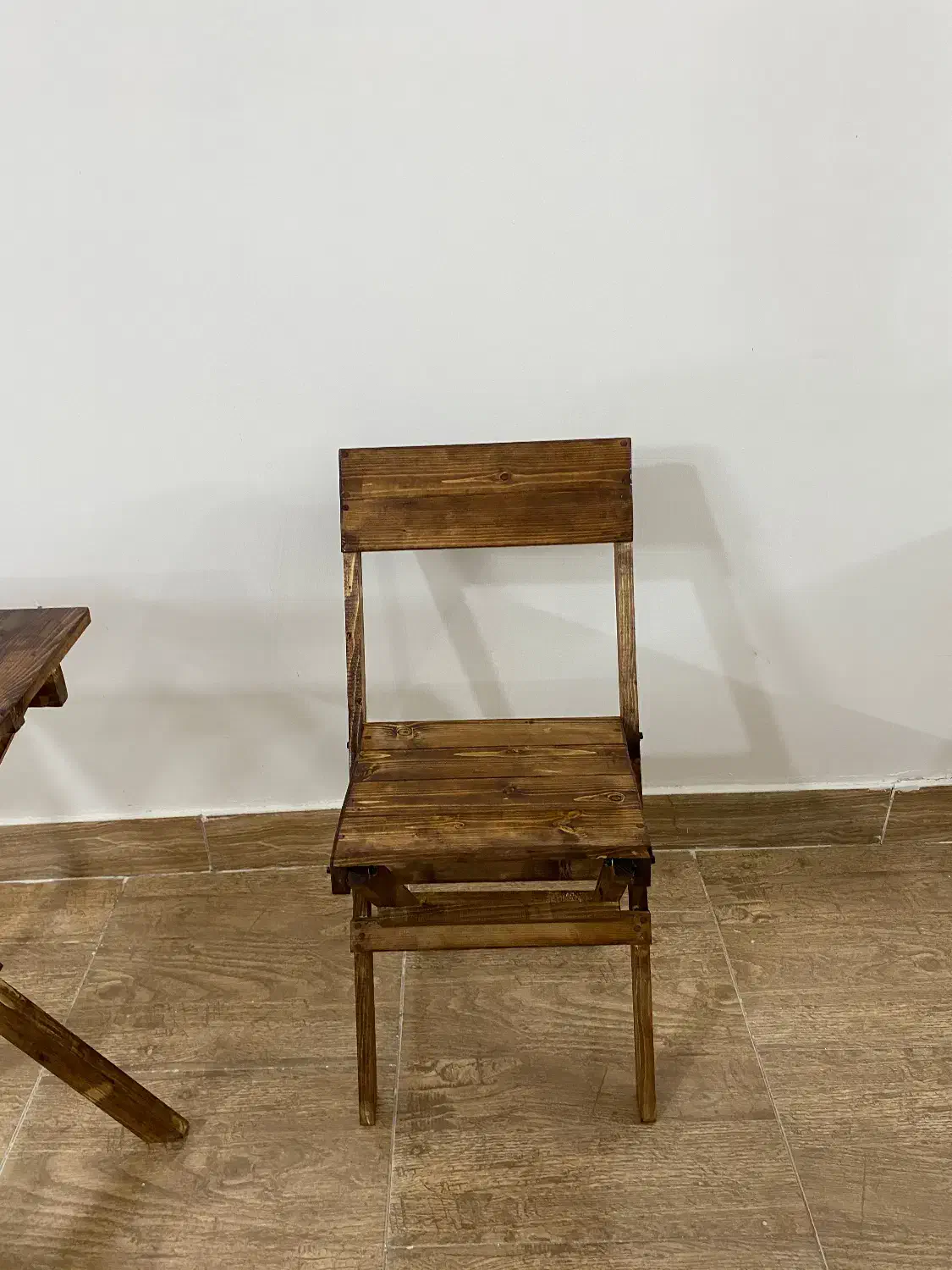 میزو صندلی تاشو نیمکت تاشو چوب نراد|میز و صندلی غذاخوری|بابل, |دیوار