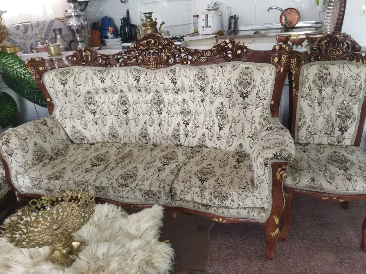 مبل سلطنتی|مبلمان خانگی و میز عسلی|الیگودرز, |دیوار