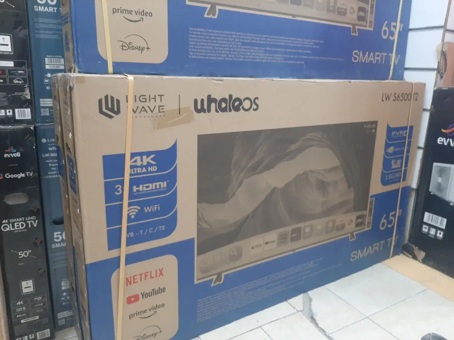 ارزان ترین LED 65 INCH موجود در بازار/لایت ویو|تلویزیون و پروژکتور|بندر کنگان, |دیوار