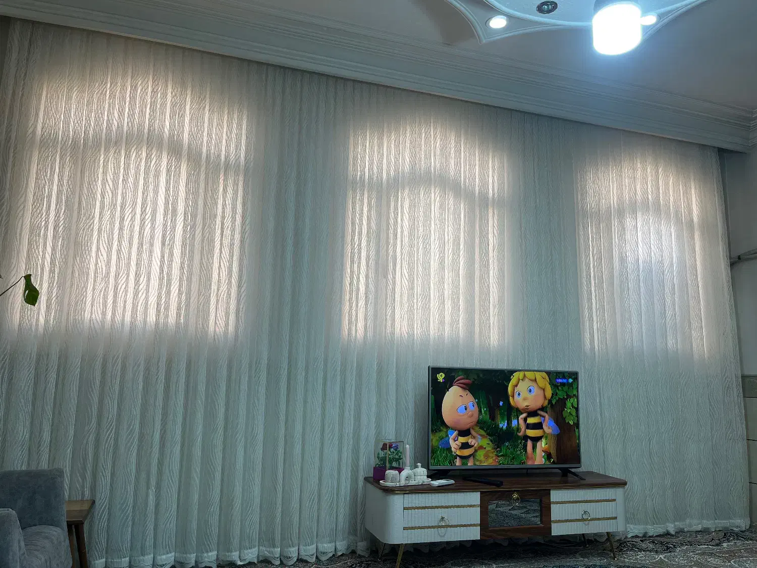 پرده|پرده، رانر، رومیزی|قم, چهل درخت|دیوار