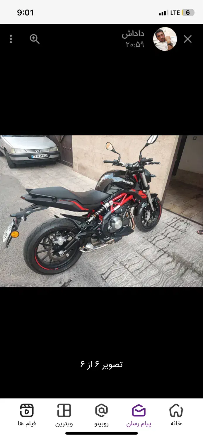 موتور بنلی معاوضه با ماشین|موتورسیکلت|زنجان, |دیوار