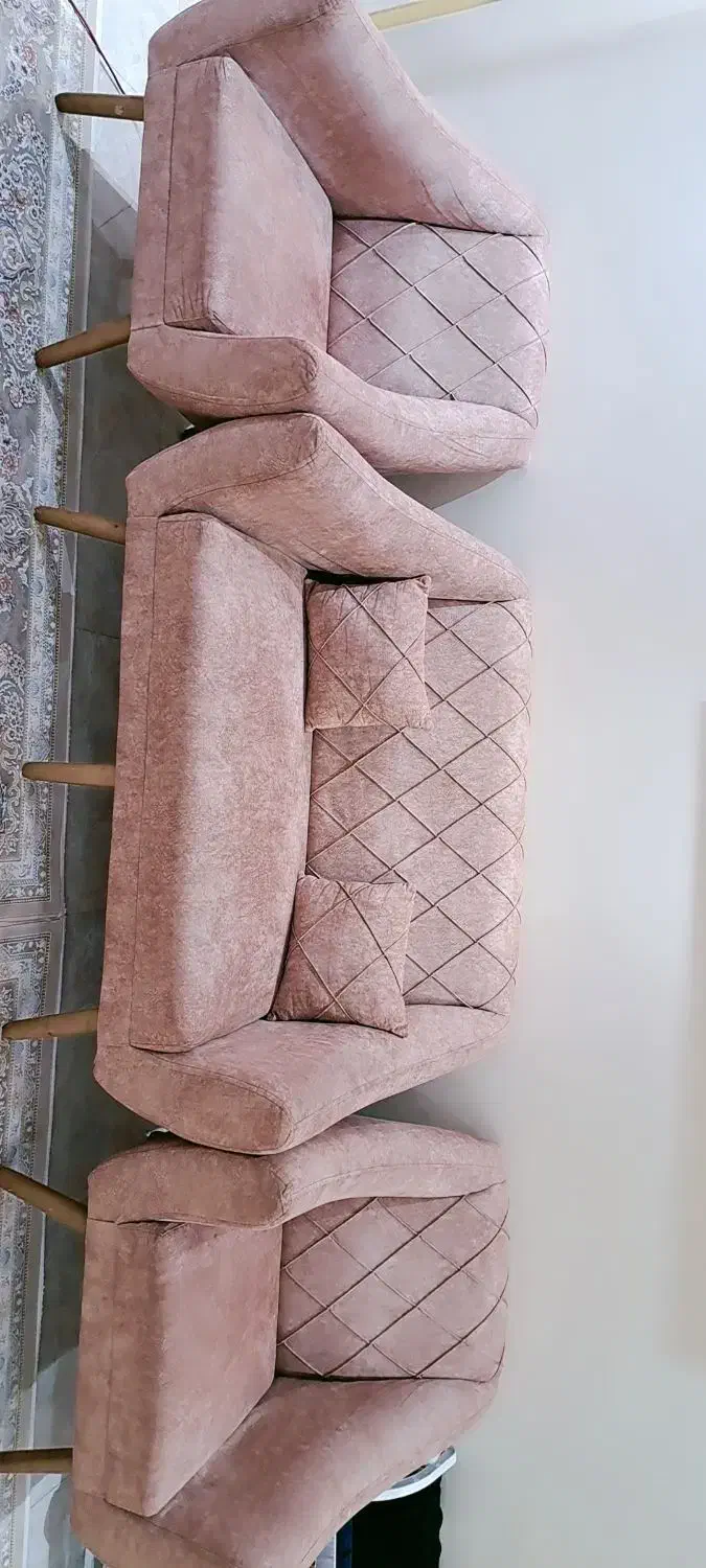 نیم ست مبل ۴ نفره|مبلمان خانگی و میز عسلی|اندیشه, اندیشه فاز ۱|دیوار