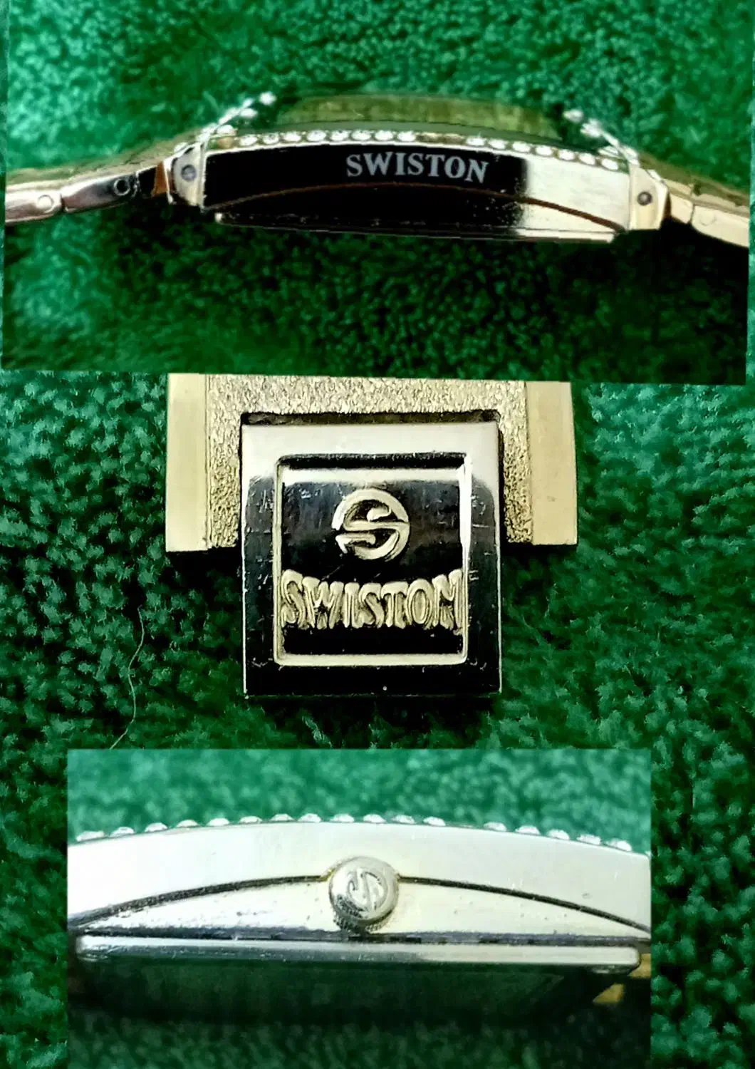 ساعت‌‌ سوئیستون‌ اصل‌ آبکاری طلا قیمت ۱/۱۰۰/۰۰۰|ساعت|اسلام‌شهر, شهرک قائمیه|دیوار