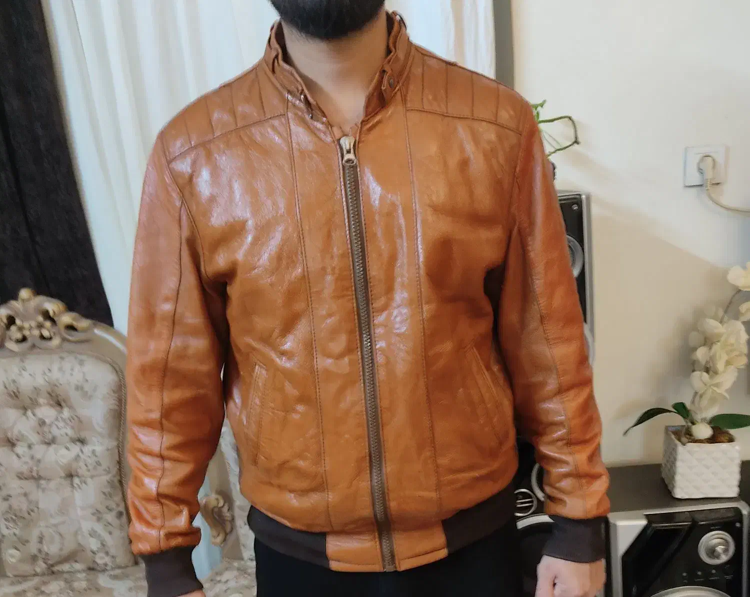 کاپشن چرم اصلی|لباس|نیشابور, امام|دیوار