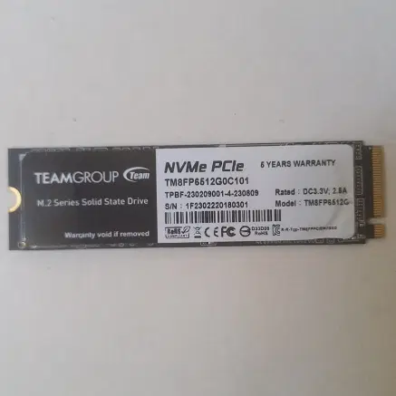 هارد TEAMGROUP NVME M.2 512GB|قطعات و لوازم جانبی رایانه|رشت, ساغری سازان|دیوار
