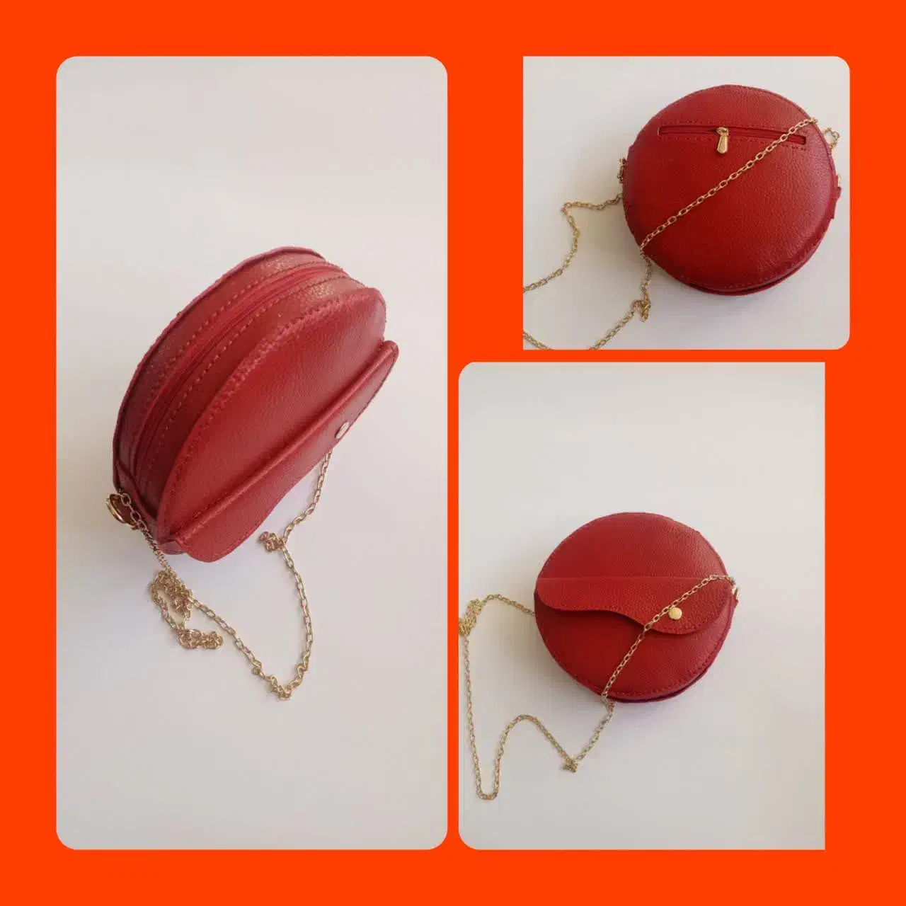 کیف دوشی قرمز. کادو مناسب برای روز زن|کیف، کفش، کمربند|قم, نیروگاه|دیوار