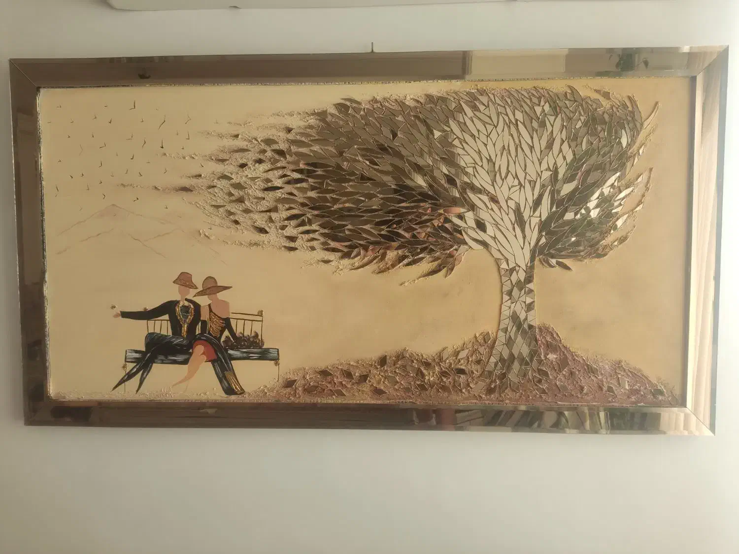 تابلو آیینه ای|تابلو، نقاشی، عکس|رباط‌کریم, رباط‌کریم|دیوار