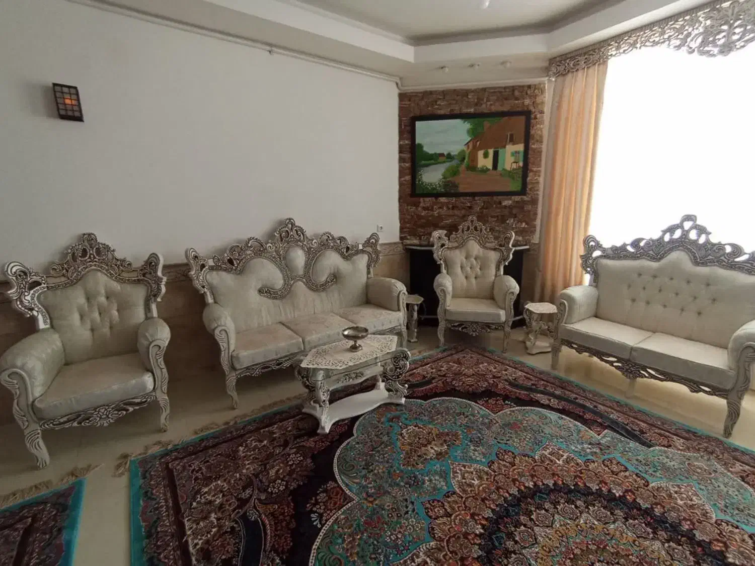 مبل هفت نفره با میز ناهارخوری ۶ نفره|مبلمان خانگی و میز عسلی|رفسنجان, |دیوار