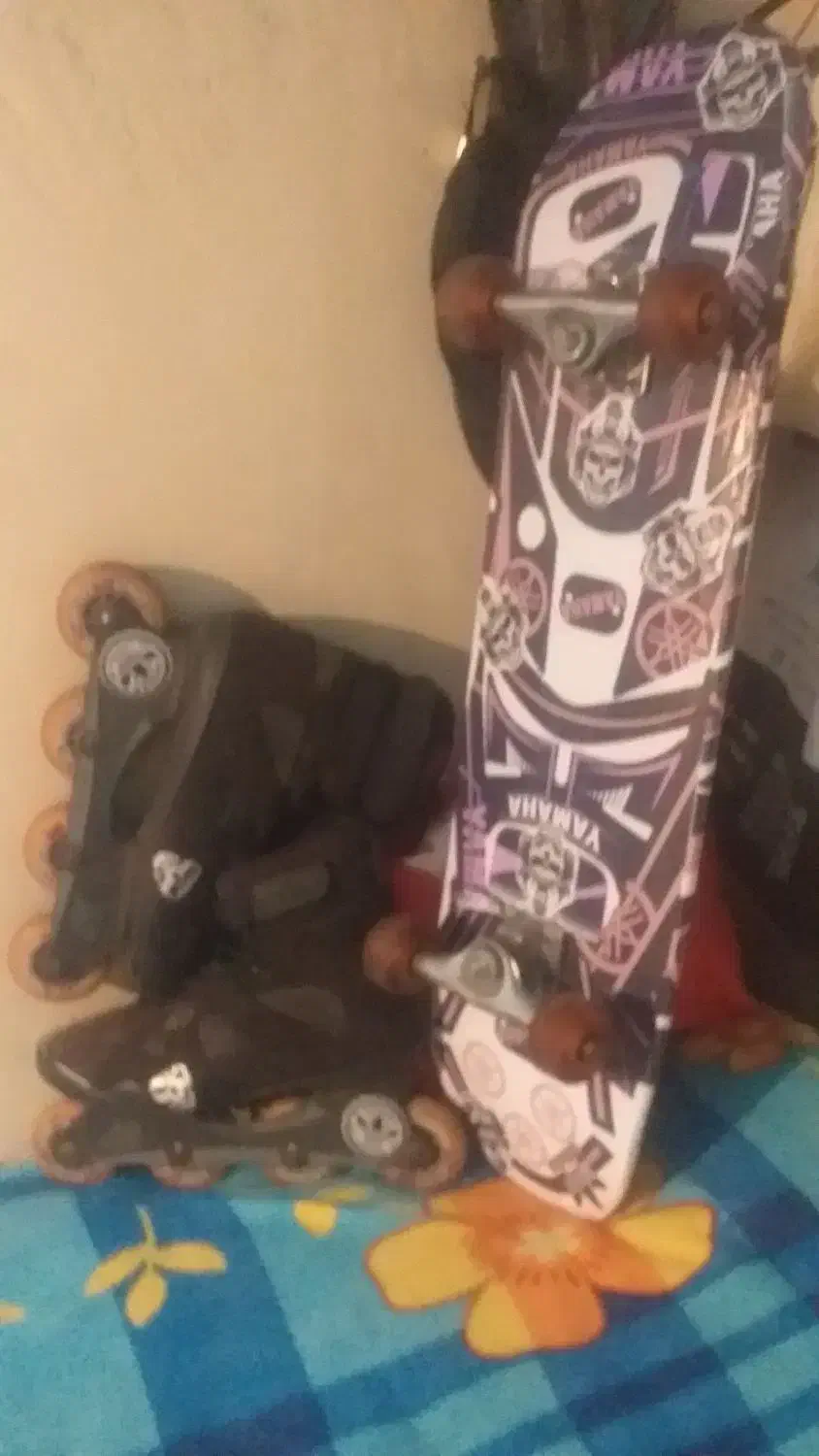 یک اسکیت برندK2 و اسکوبردالمانی برندیاماها|دوچرخه، اسکیت، اسکوتر|تهران, شارق|دیوار