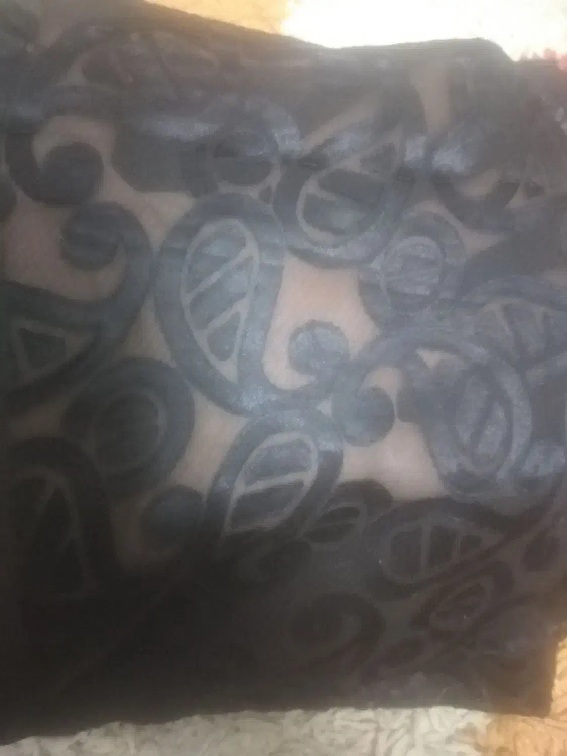 دو قواره پارچه چادری مشکی طرح دار خارجی|لباس|بروجرد, |دیوار