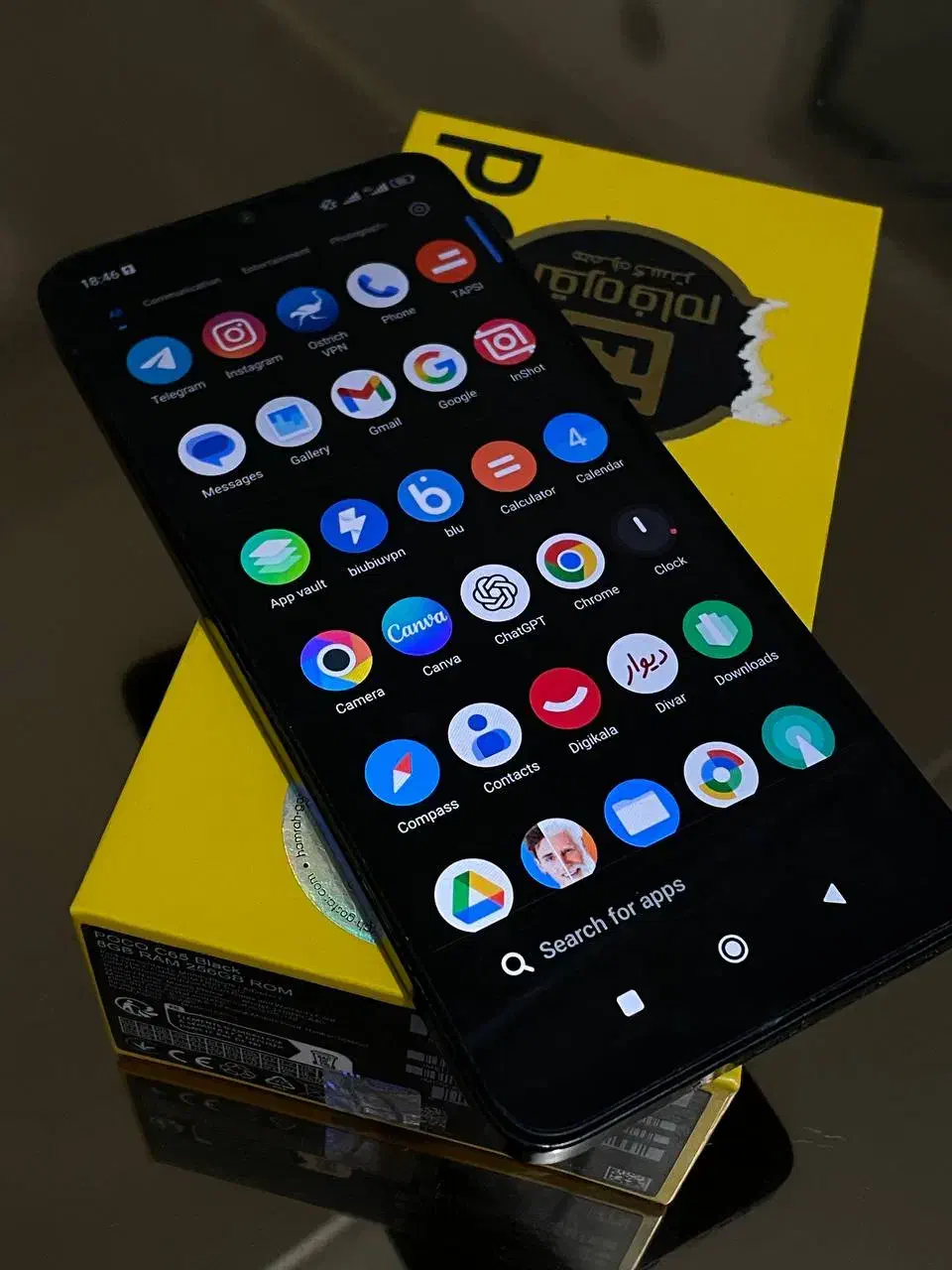 گوشی poco c 65 کاملا نو|موبایل|رشت, حمیدیان|دیوار