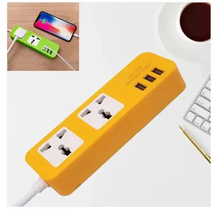 چند راهی برق و شارژر دارای دو عدد پریز|لوازم جانبی موبایل و تبلت|کاشان, شهرک صنعتی امیرکبیر ۲|دیوار