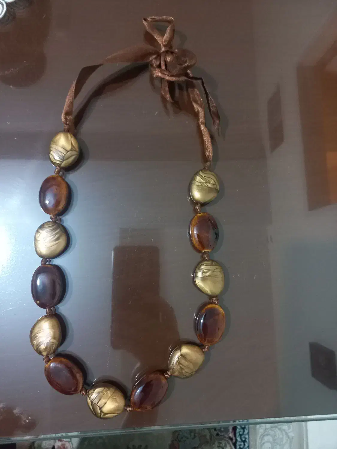 یه سری گردنبند رو مانتویی و دستبند سنگ|جواهرات|ری, دولتآباد|دیوار