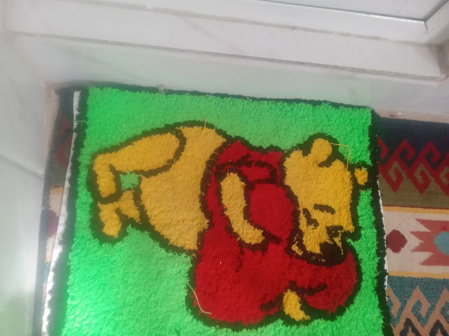 گونی بافی|گلیم، جاجیم، گبه|همدان, |دیوار