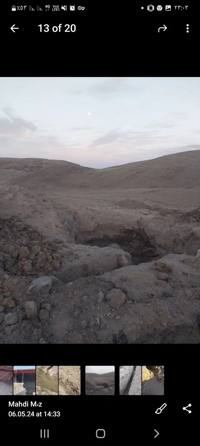 سلام ۱۰۰۰متر زمین با چاه آب شخصی ویلای|فروش دفتر صنعتی، کشاورزی، تجاری|ملکآباد, |دیوار