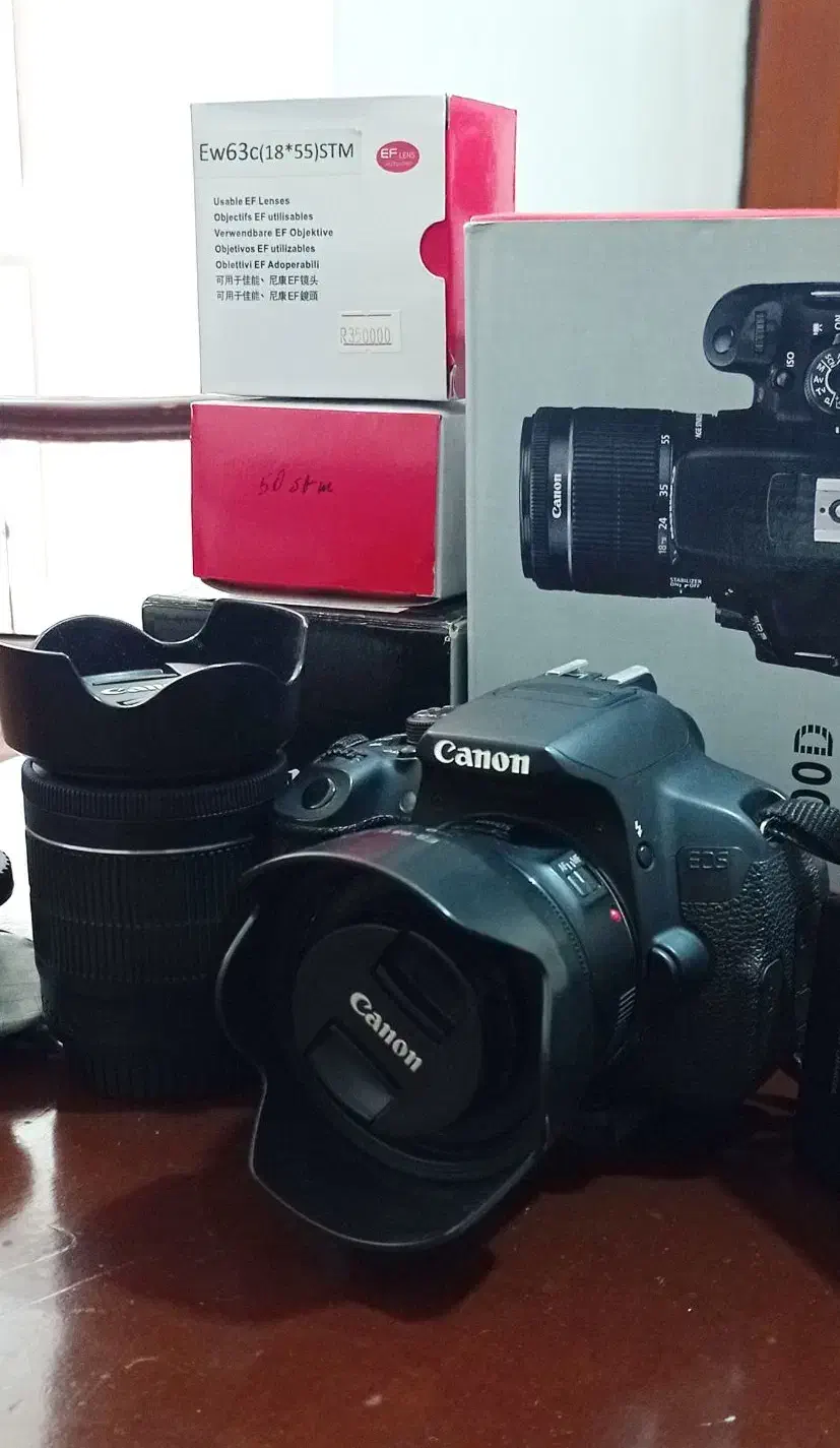 دوربین کنون 700d|دوربین عکاسی و فیلم‌برداری|قائم‌شهر, |دیوار