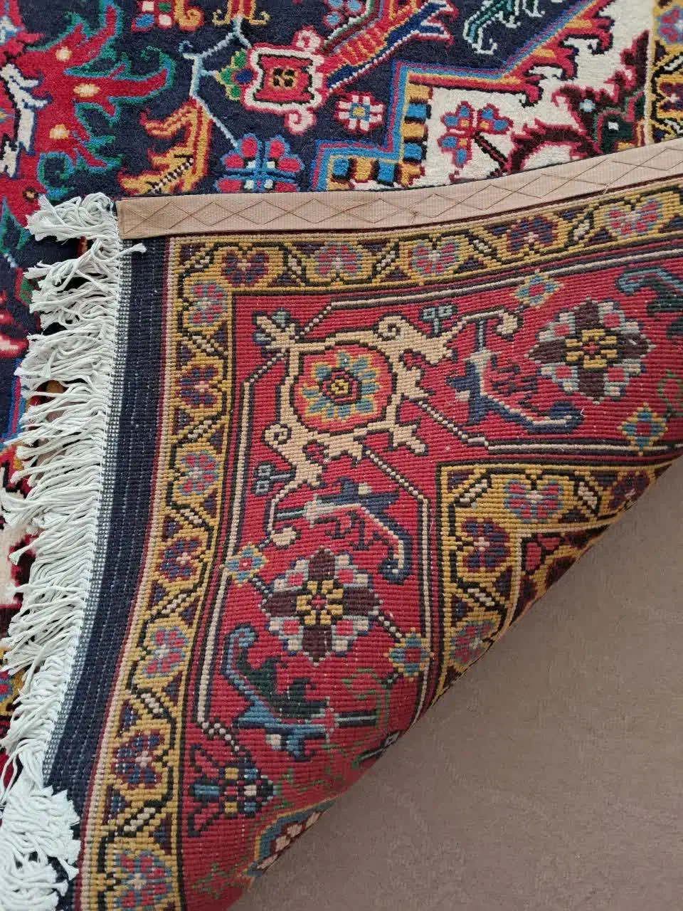 دستبافت طرح هریس|فرش|رودهن, |دیوار