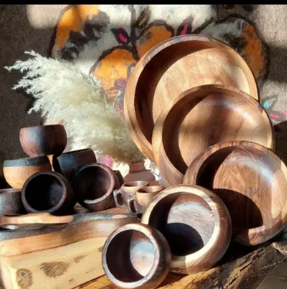 تولیدی ظروف چوبی|ظروف سرو و پذیرایی|کیش, |دیوار