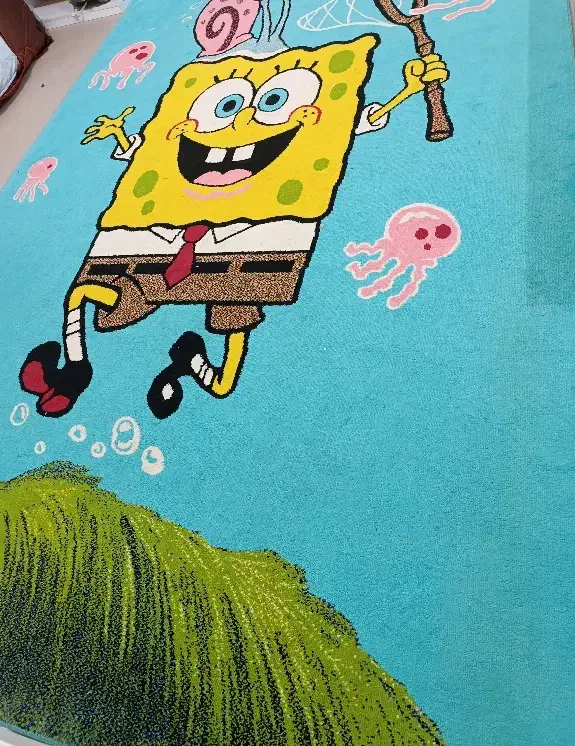 گلیم فرش6متری باب اسفنجی اتاق کودک|گلیم، جاجیم، گبه|کرمانشاه, |دیوار