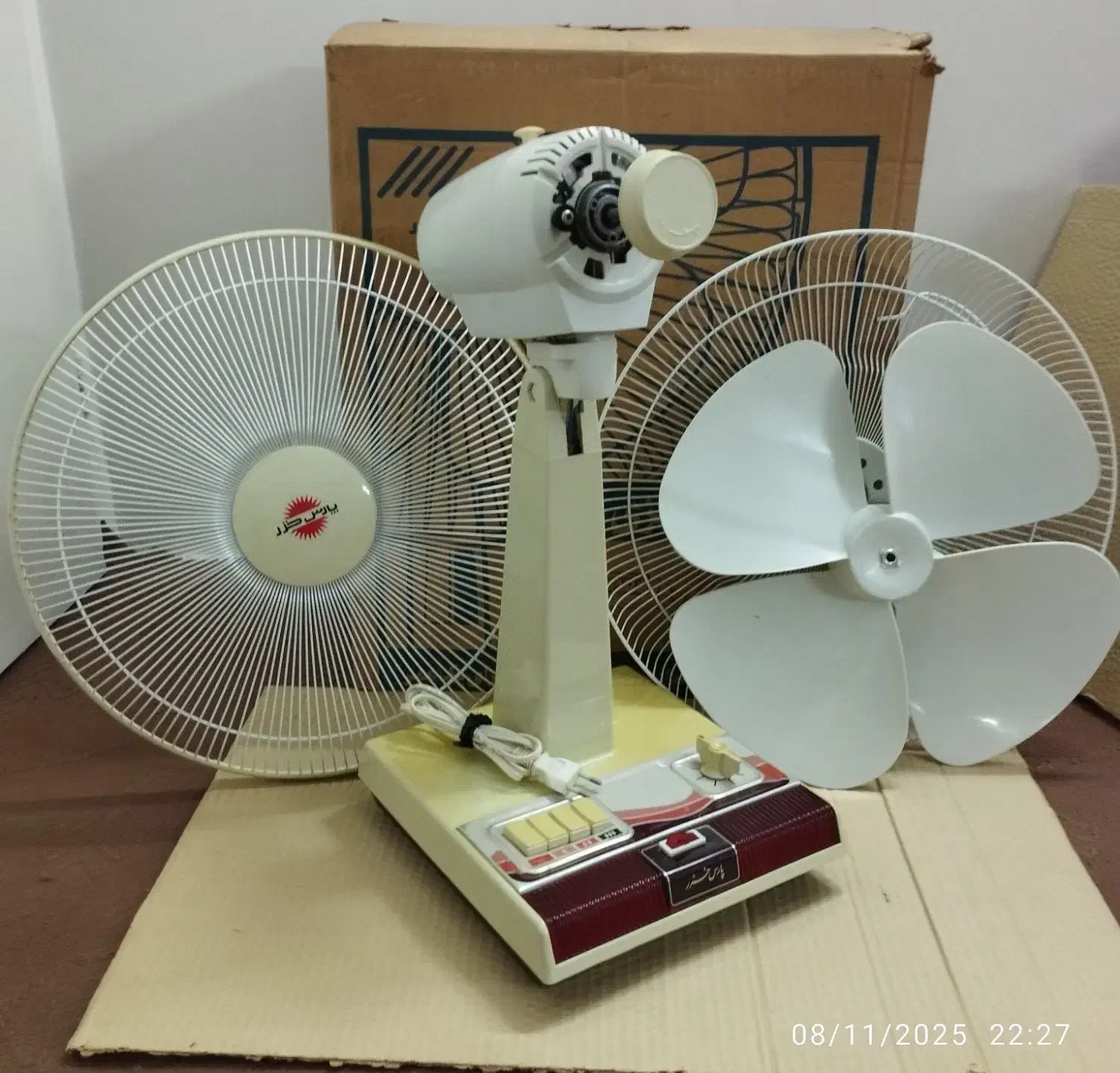 پنکه رومیزی پارس خزر مدل ۲۰۳۰|پنکه و تصفیه‌کنندهٔ هوا|تهران, سبلان (لشگر)|دیوار