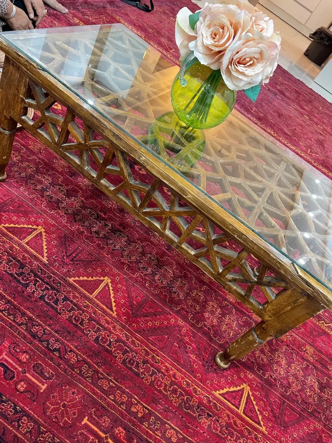 میز جلو مبلی  گره چینی|مبلمان خانگی و میز عسلی|یزد, |دیوار