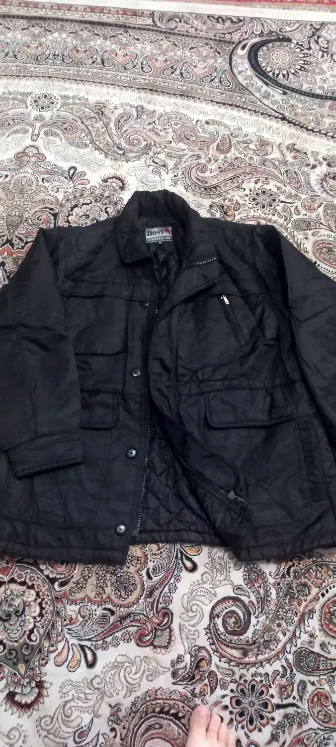 کاپشن مردانه ۶ جیب ضدآب ومشکی سایز بزرگ|لباس|تهران, میدان میوه و تره‌بار مرکزی|دیوار