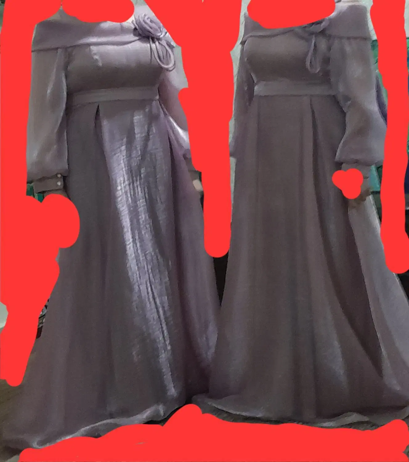 پیراهن مجلسی|لباس|صحنه, |دیوار