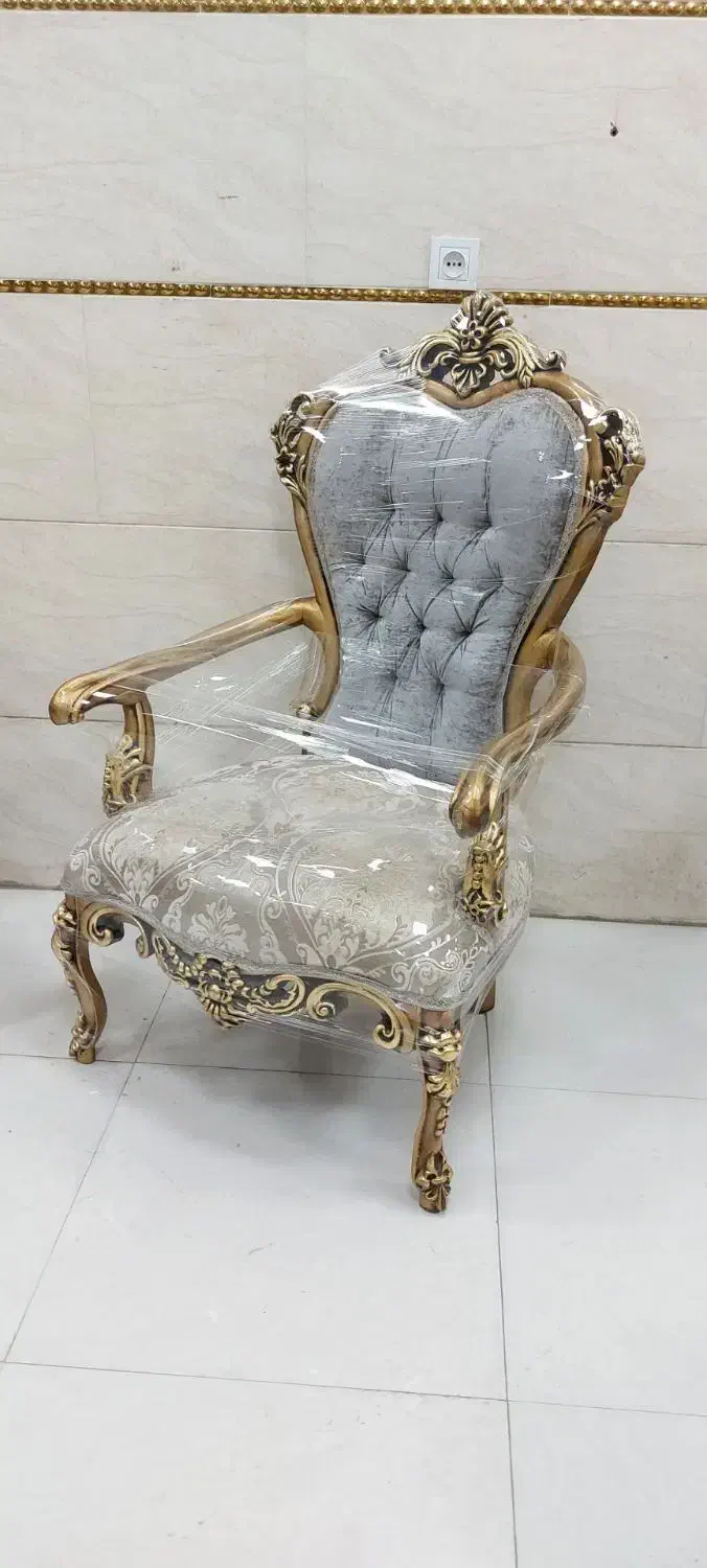 مبل سلطنتی مدل افسون ۹ نفره با عسلی|مبلمان خانگی و میز عسلی|رامسر, |دیوار